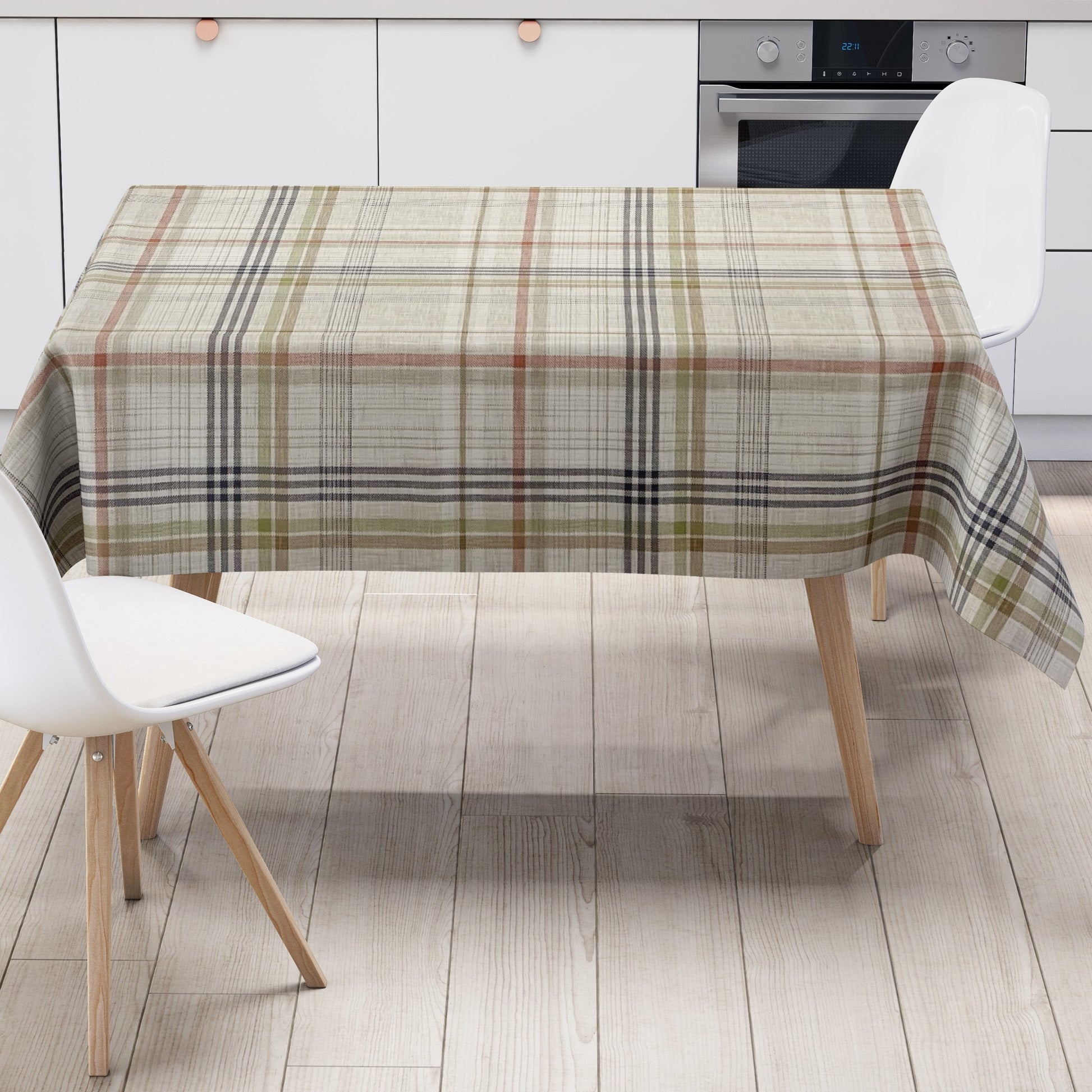 Wachstuch Tischdecke kariert