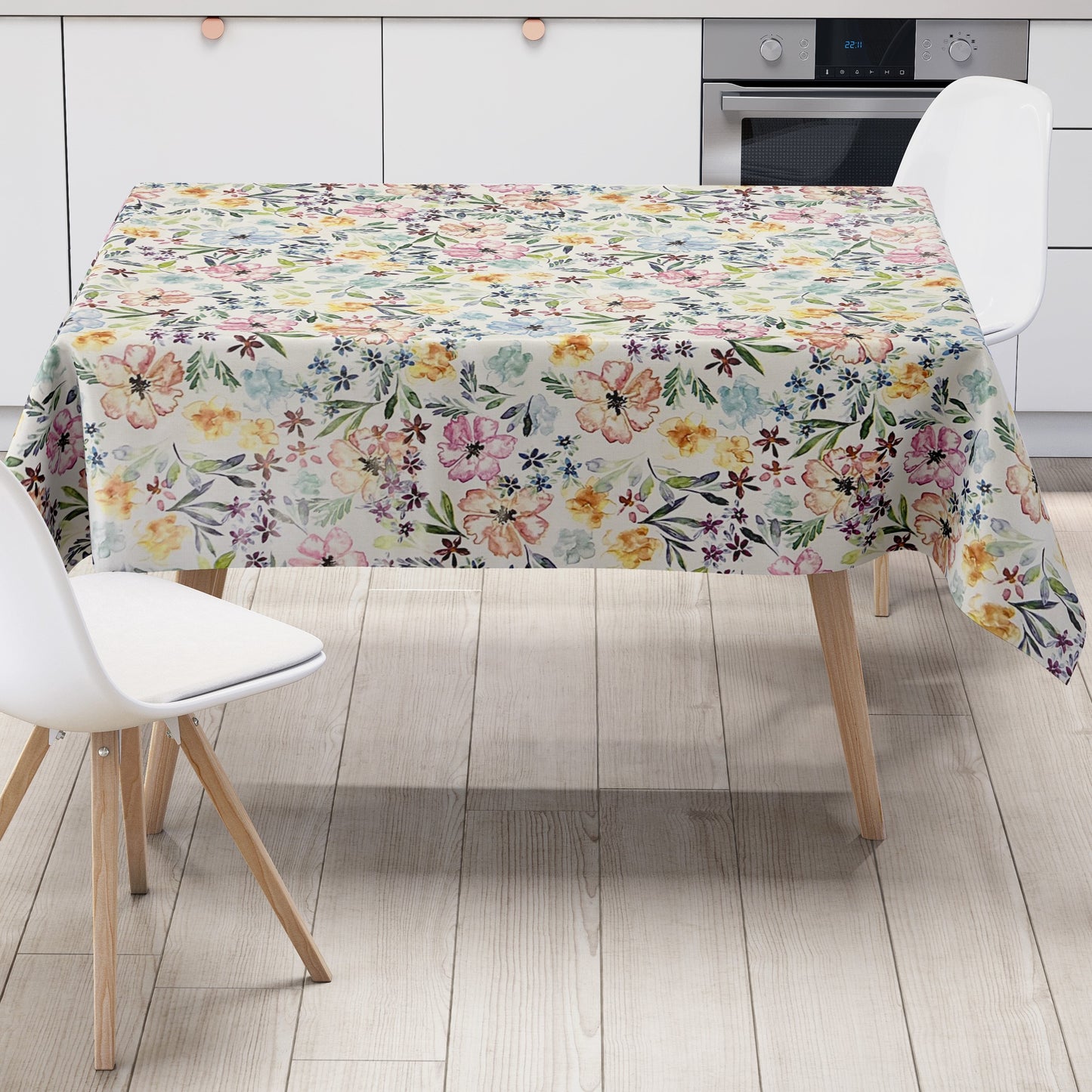 Wachstuch Tischdecke P1192-1 Sommer Blumenwiese abwaschbar eckig rund oval