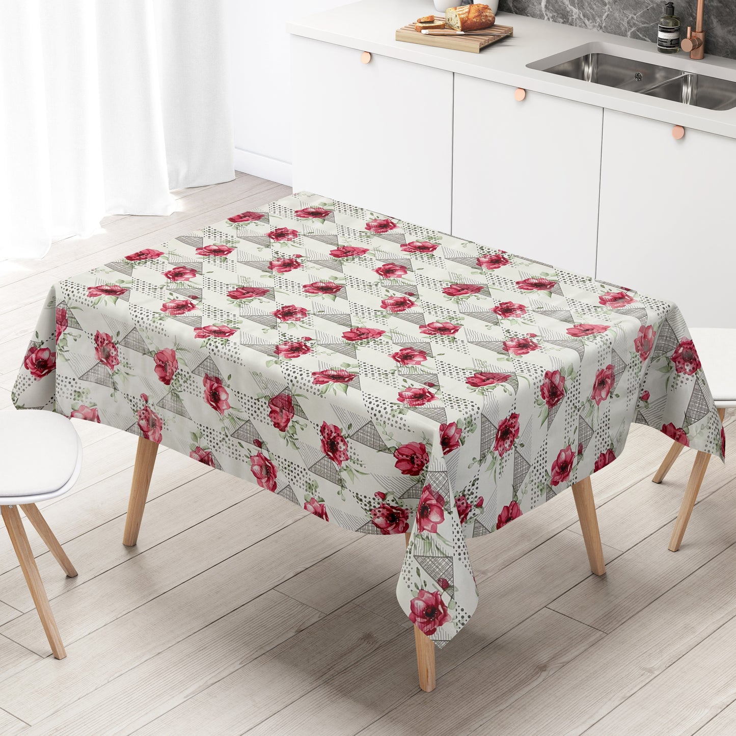 Wachstuch Tischdecke Rosen