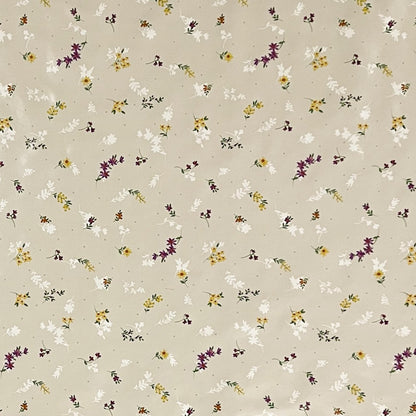Wachstuch Tischdecke beige