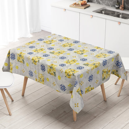 Wachstuch Tischdecke Zitronen