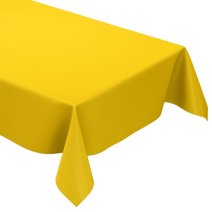Nappe en toile cirée uni 109 jaune unie carrée ronde ovale