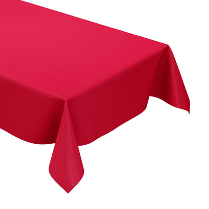 Wachstuch Tischdecke uni 186 einfarbig rot eckig rund oval