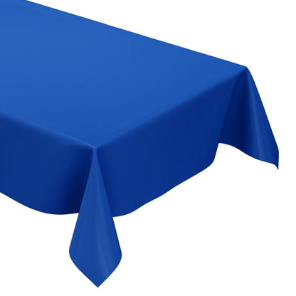 Nappe en toile cirée uni295 unie bleu roi carrée ronde ovale