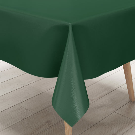 Oilcloth roll by the meter roll goods uni 350 uni-colored fir green dark brown