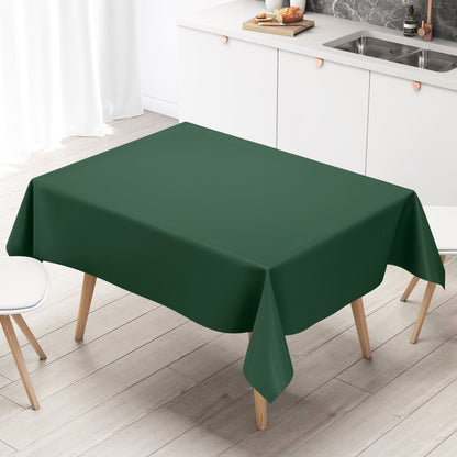 Nappe en toile cirée uni 350 couleur unie vert sapin vert foncé carrée ronde ovale