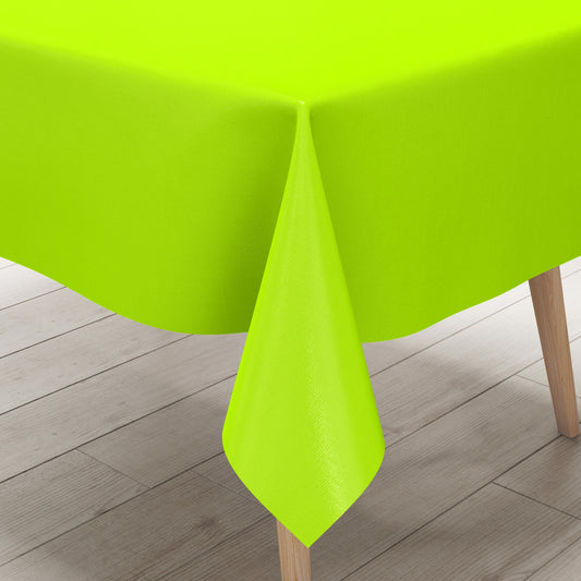 Oilcloth tablecloth uni 36 plain plain lemon lime square round oval