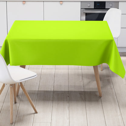 Wachstuch Tischdecke uni 36 einfarbig unifarben lemon lime eckig rund oval